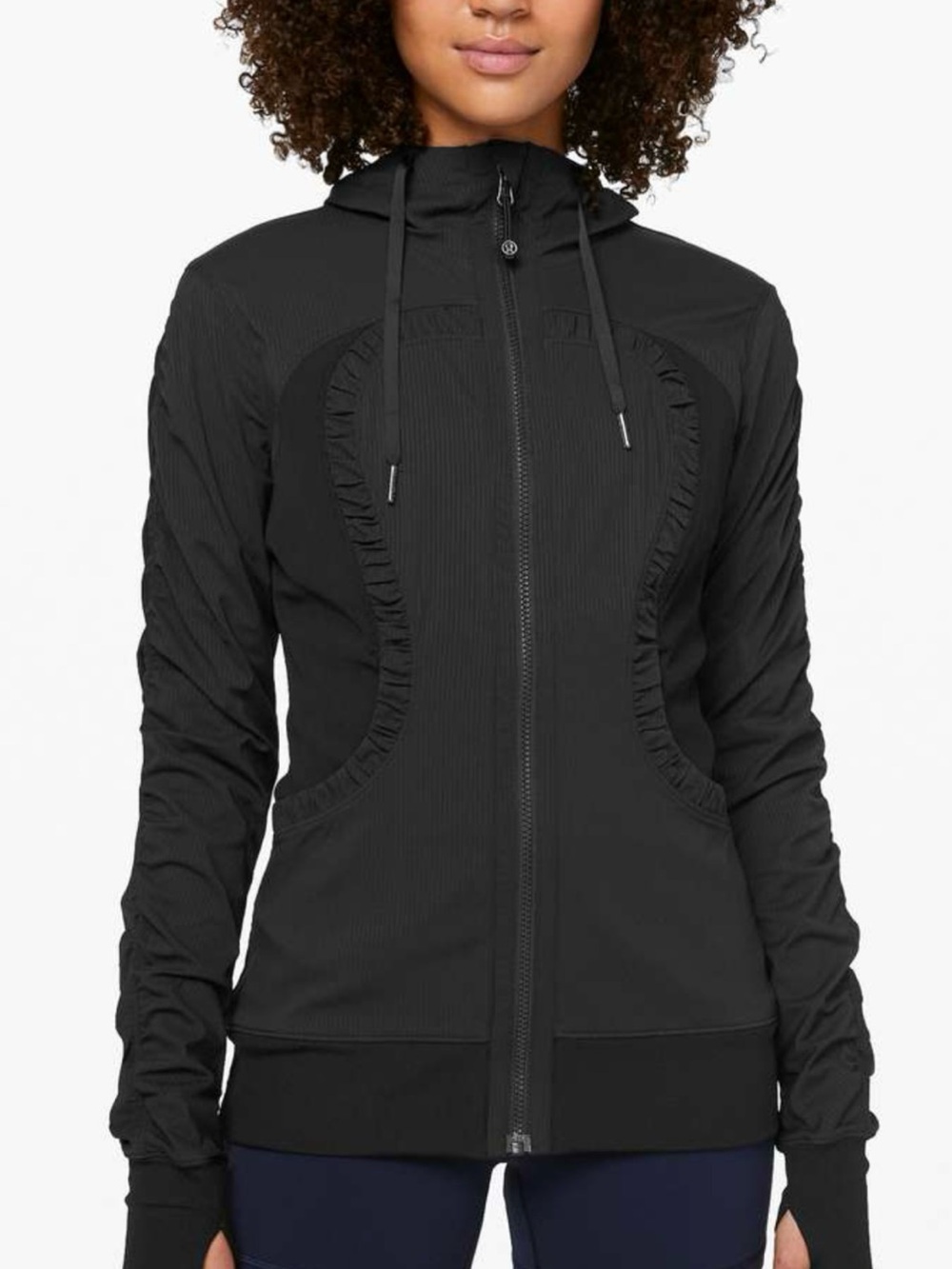 lululemon athletica Dance Studio Hooded Zip-Up Reversible Jacket - Size 4